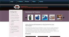 Desktop Screenshot of enfardadeira.com